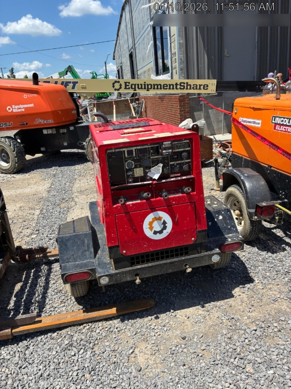 2023 Shindaiwa DGW400MDL Kubota D902 Engine, 23 HP, Dual Op Welder, Wire, Arc, Droop Stick, Tig, and CC Stick Functionality, Simulphase, 3 Phase and 1 Phase Gen Output, Single Axle NB Trlr, Slr Trckl Chrg 12V 12W, Fire Ext
