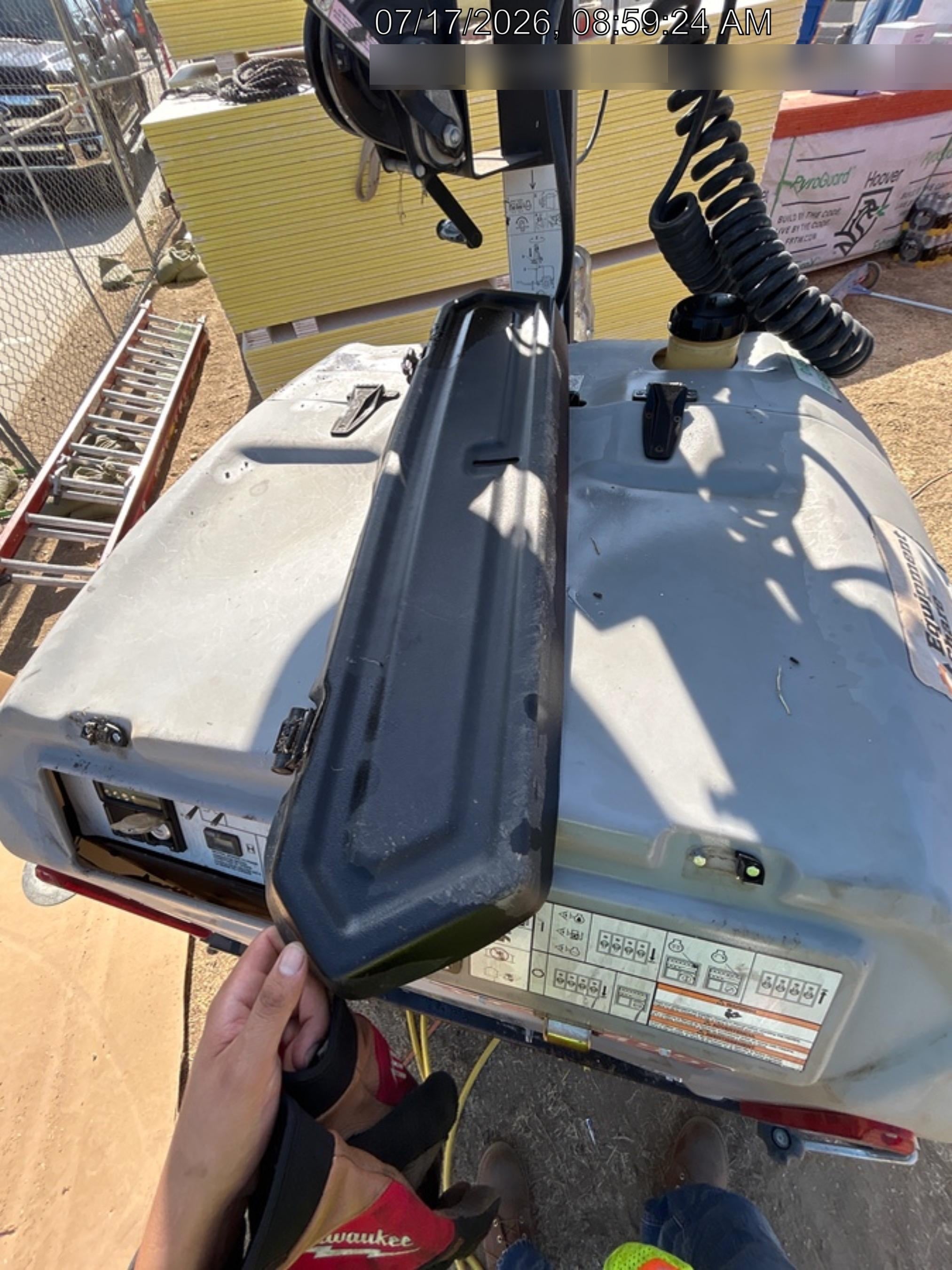 2019 Wacker Neuson LTV6L-MH Wacker Neuson LTV6L Mobile Light Tower w/Fuel Level Sensor Installed