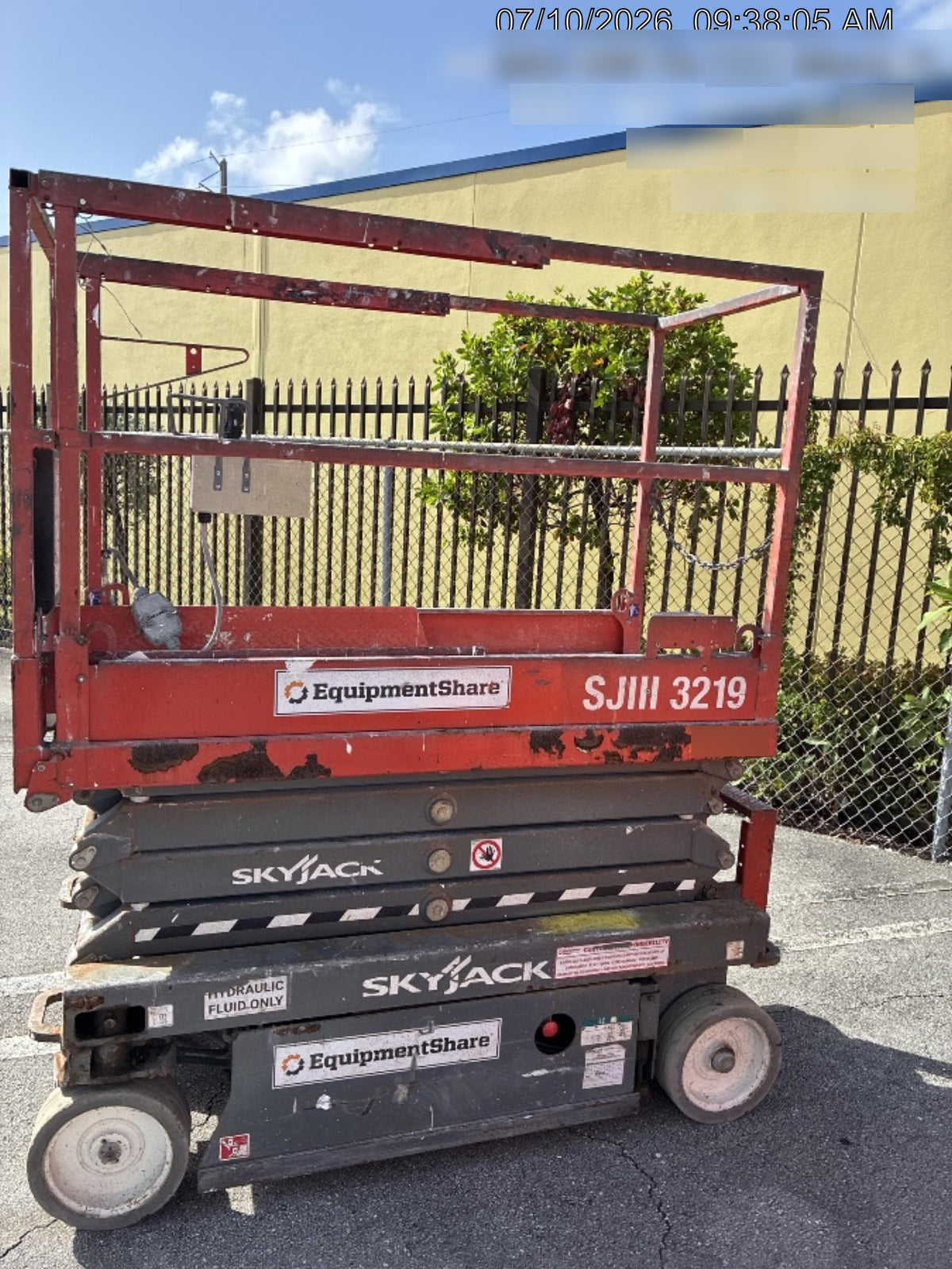 2019 Skyjack SJIII-3219 Standard w/Trojan Batteries