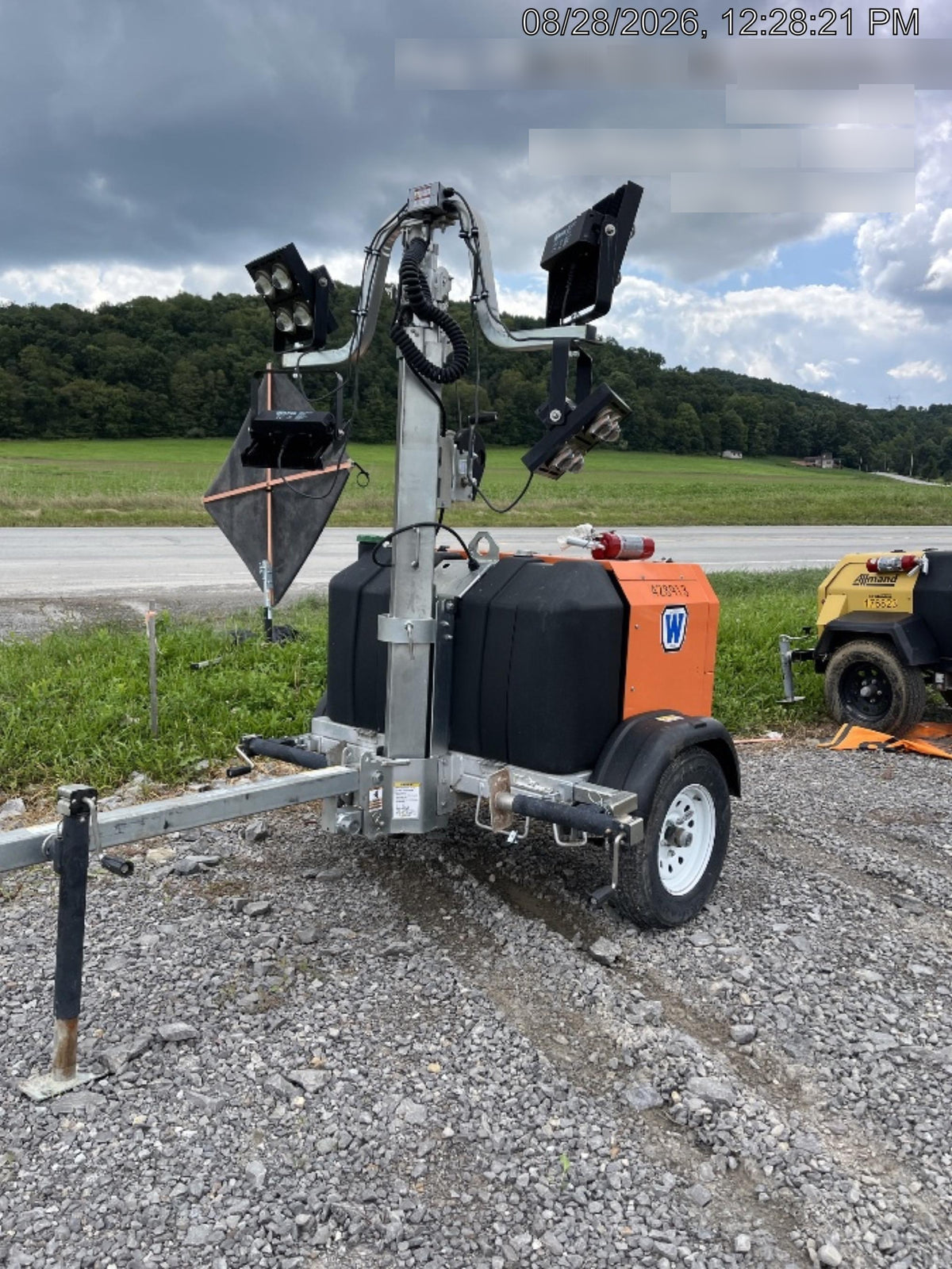 2024 Wanco WLTT-4MM4K Diesel, Deep Sea Controller, Shore Power Plug, Auto Start, (4) 350W LED Floodlights, 4kW Generator, 60 Gal Fuel Tank, 2" Ball, T3