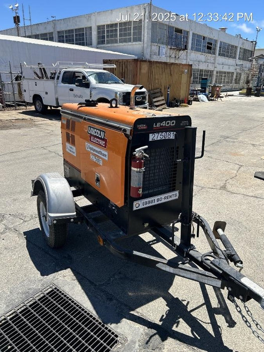 2022 Lincoln Electric LE400 Kubota V1505, Trlr, Cable Rack, Light Kit, ES Decals, T3