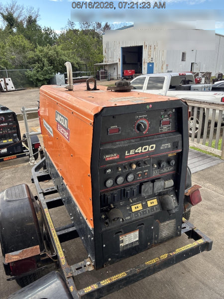 2022 Lincoln Electric LE400 Kubota V1505, Trlr, Cable Rack, Light Kit, ES Decals, T3