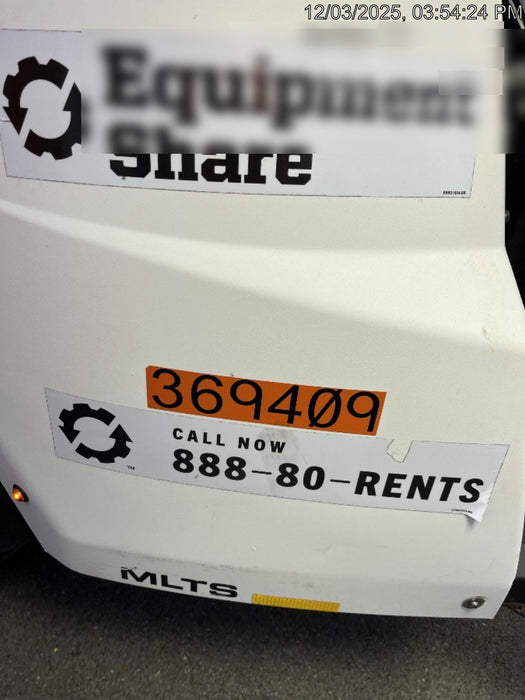 2023 Generac MLT2 Diesel, Flex Switch 120V Input, Powerzone Controller, 
(4) 320W LED Lights, 4kW Generator, 39.9 Gal Fuel Tank, 2" Ball, T3