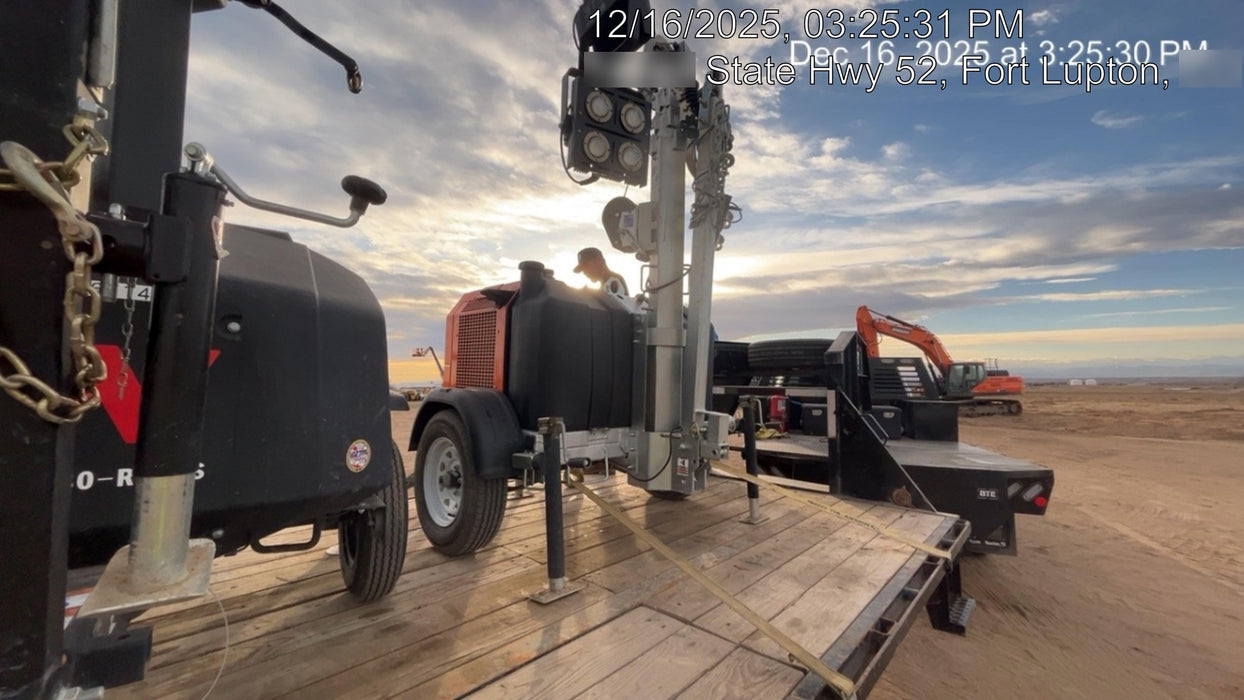 2024 Wanco WLTT-4MM4K Diesel, Deep Sea Controller, Shore Power Plug, Auto Start, (4) 350W LED Floodlights, 4kW Generator, 60 Gal Fuel Tank, 2" Ball, T3