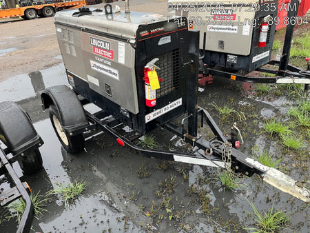 2019 Lincoln Electric Vantage 322 Ready-Pak 3, Two Wheel Trailer, Fender and Light Kit, Cable Rack