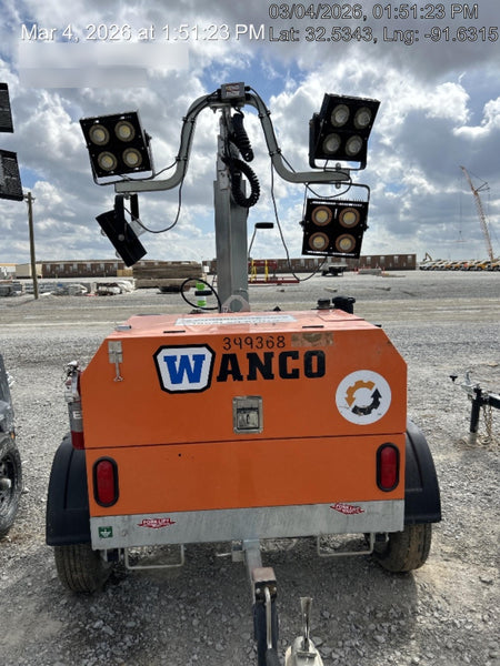 2024 Wanco WLTT-4MM4K Diesel, Deep Sea Controller, Shore Power Plug, Auto Start, (4) 350W LED Floodlights, 4kW Generator, 60 Gal Fuel Tank, 2" Ball, T3