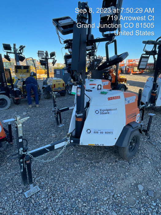 2023 Generac MLT2 Diesel, Flex Switch 120V Input, Powerzone Controller, (4) 320W LED Lights, 4kW Generator, 39.9 Gal Fuel Tank, 2" Ball, T3