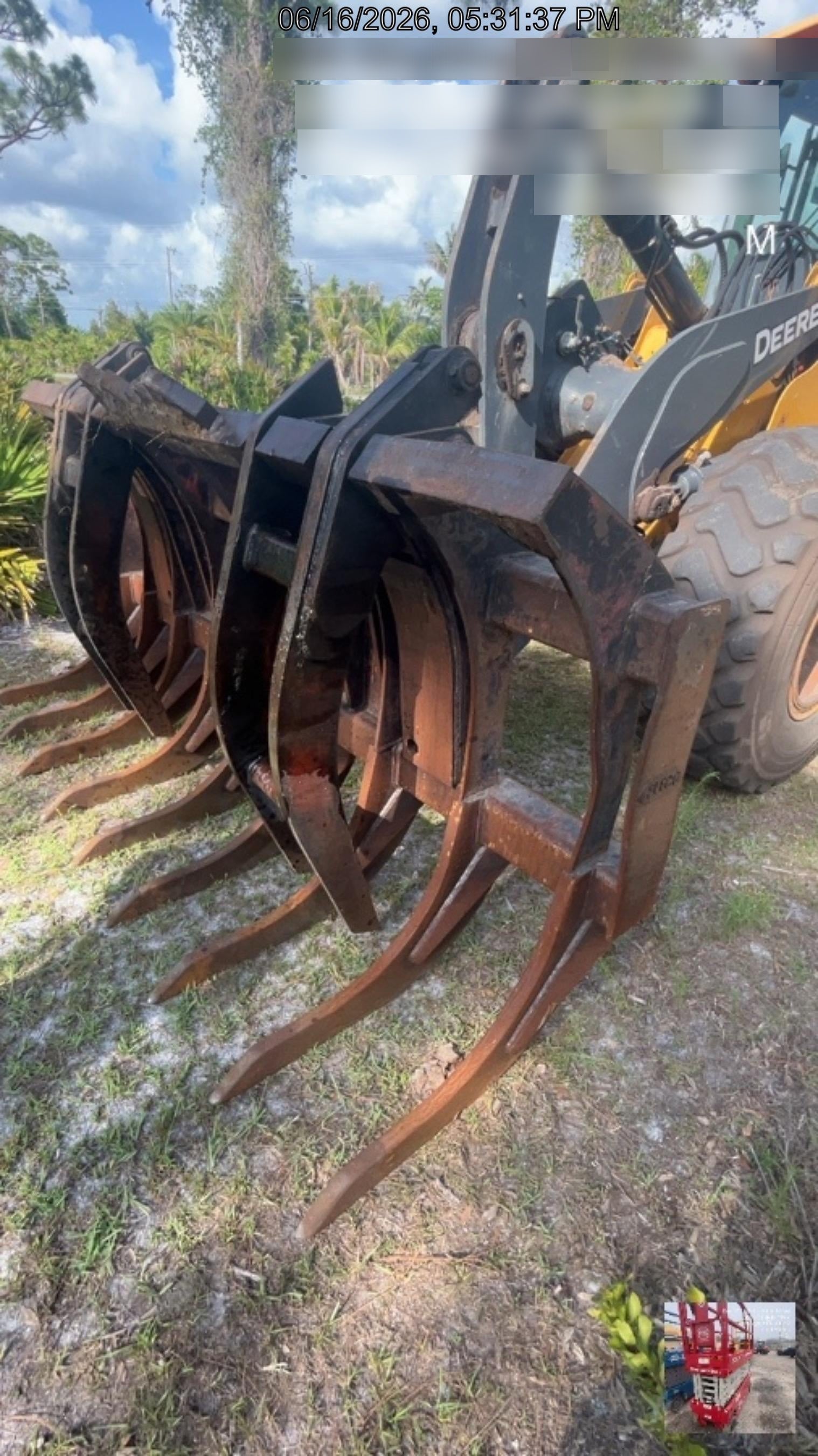 2021 FLECO 120" Grapple Rake - Fleco