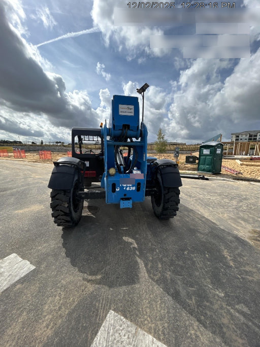 2019 Genie GTH-636 Canopy, Solid RT Tires, LED Work Lights, Beacon 60" QA Carriage, 48" Forks