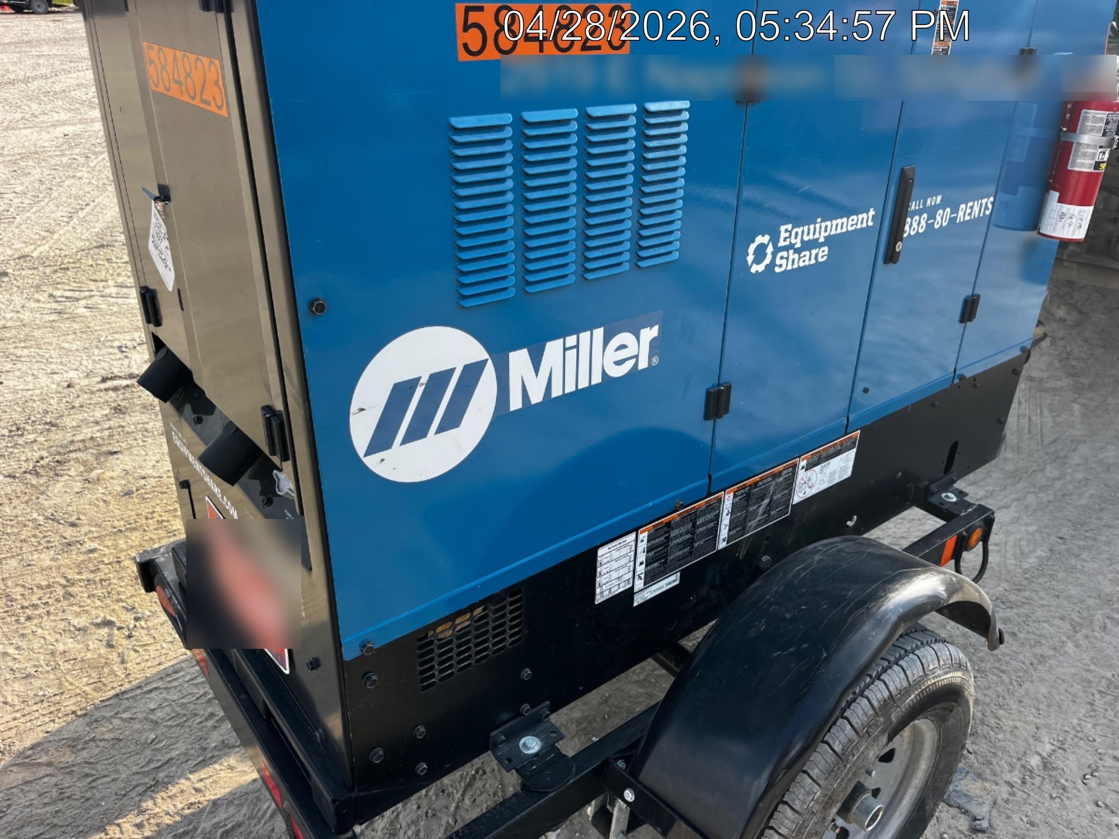 2025 MILLER ELECTRIC BIG BLUE 500
