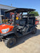 2021 Kubota RTV-X1140W-H Plastic Canopy, Windshield Acrylic Clear, LED Strobe Light, Wire Harness Kit, Back up Alarm