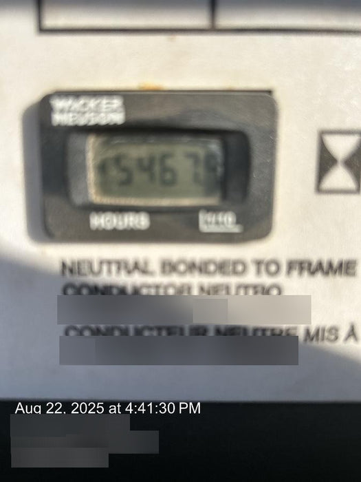 Wacker Neuson LTV6K-MH Wacker Neuson LTV6K Mobile Light Tower w/Fuel Level Sensor Installed