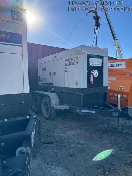 2018 WACKER NEUSON G100