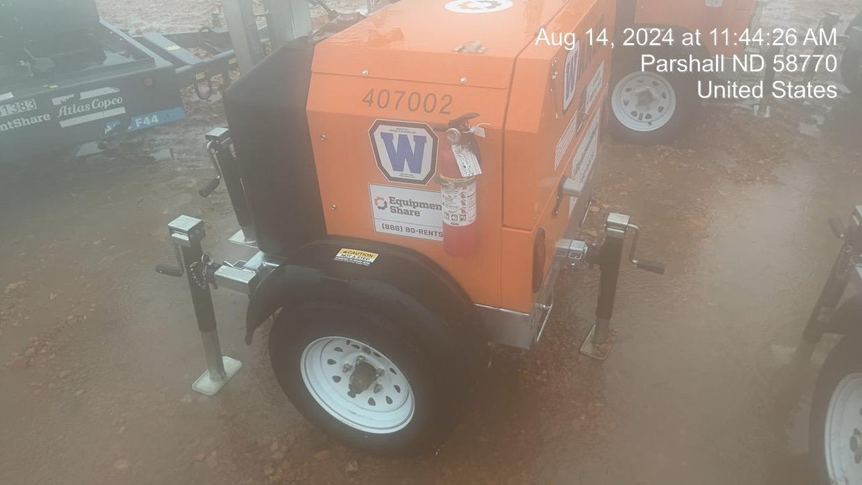 2024 Wanco WLTT-4MM4K Diesel, Deep Sea Controller, Shore Power Plug, Auto Start, (4) 350W LED Floodlights, 4kW Generator, 60 Gal Fuel Tank, 2" Ball, T3
