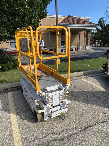 Custom Equipment HB-1430 Hy-Brid Scissor Lift
Platform capacity up to 670 lbs
Working height up to 20 ft
Weighs under 1,700 lbs
Non-marking wheels