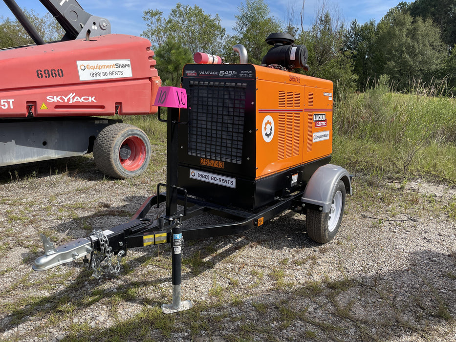 2022 Lincoln Electric Vantage 549X Crosslink Technology, Trailer Mounted, ES Decals, T3