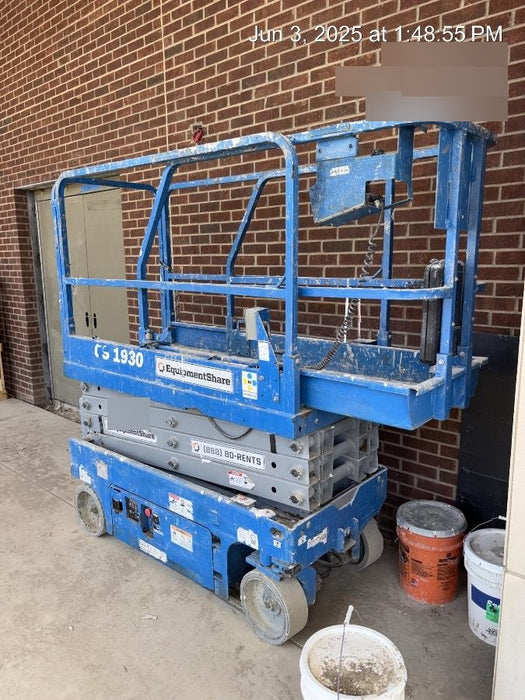 2019 Genie GS-1930 Fixed Rails with Chain Entry