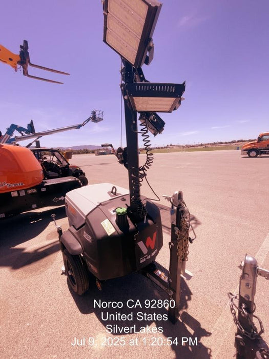 2024 Wacker Neuson LTT4 Diesel, Kohler KDW702, Deep Sea Controller, Auto Start, LED 320W, Bypass Outlet, T3