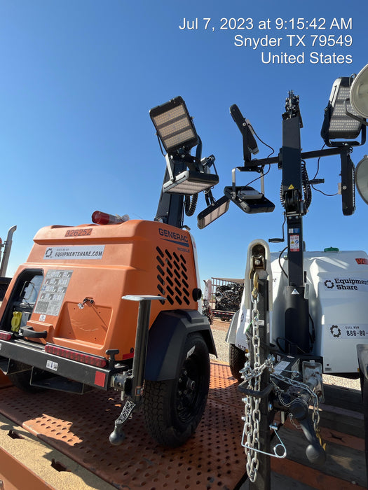 2023 Generac MLT2 Diesel, Flex Switch 120V Input, Powerzone Controller, (4) 320W LED Lights, 4kW Generator, 39.9 Gal Fuel Tank, 2" Ball, T3