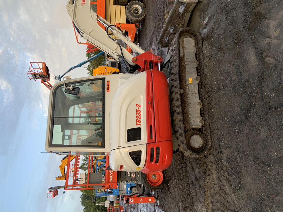 2020 Takeuchi TB235-2CR Cab/Heat/Air, Rubber Tracks, Manual TAG QC