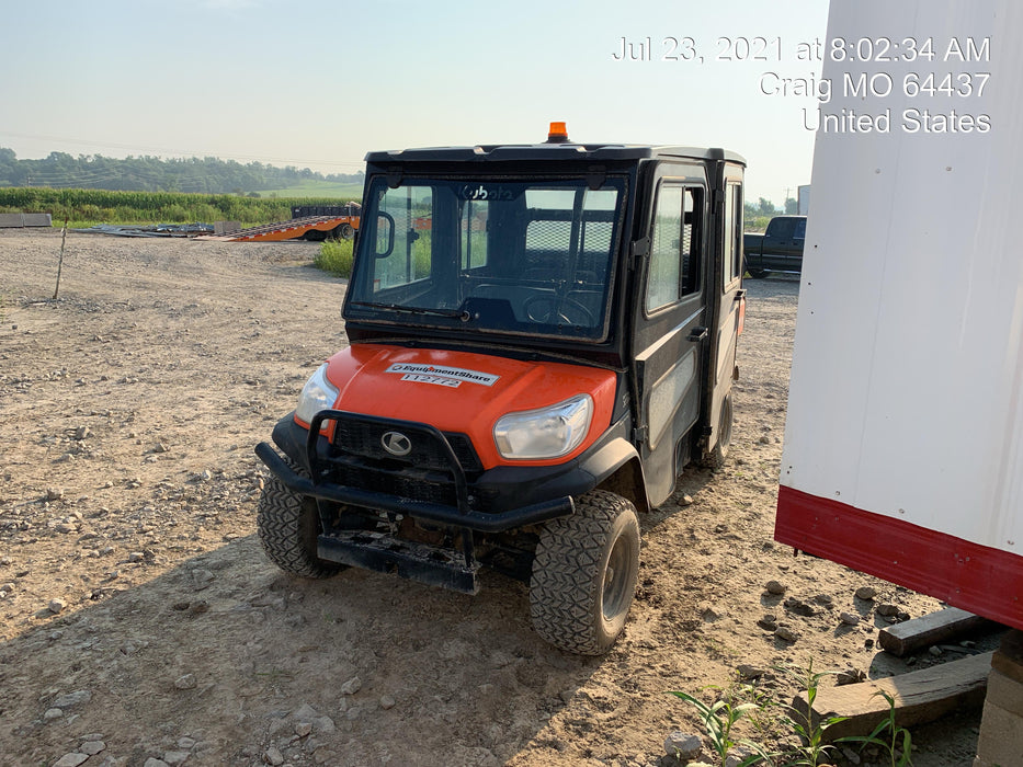 2020 Kubota RTV-X1140 4 Seat UTV, 4WD, Canopy, Standard Rental Spec