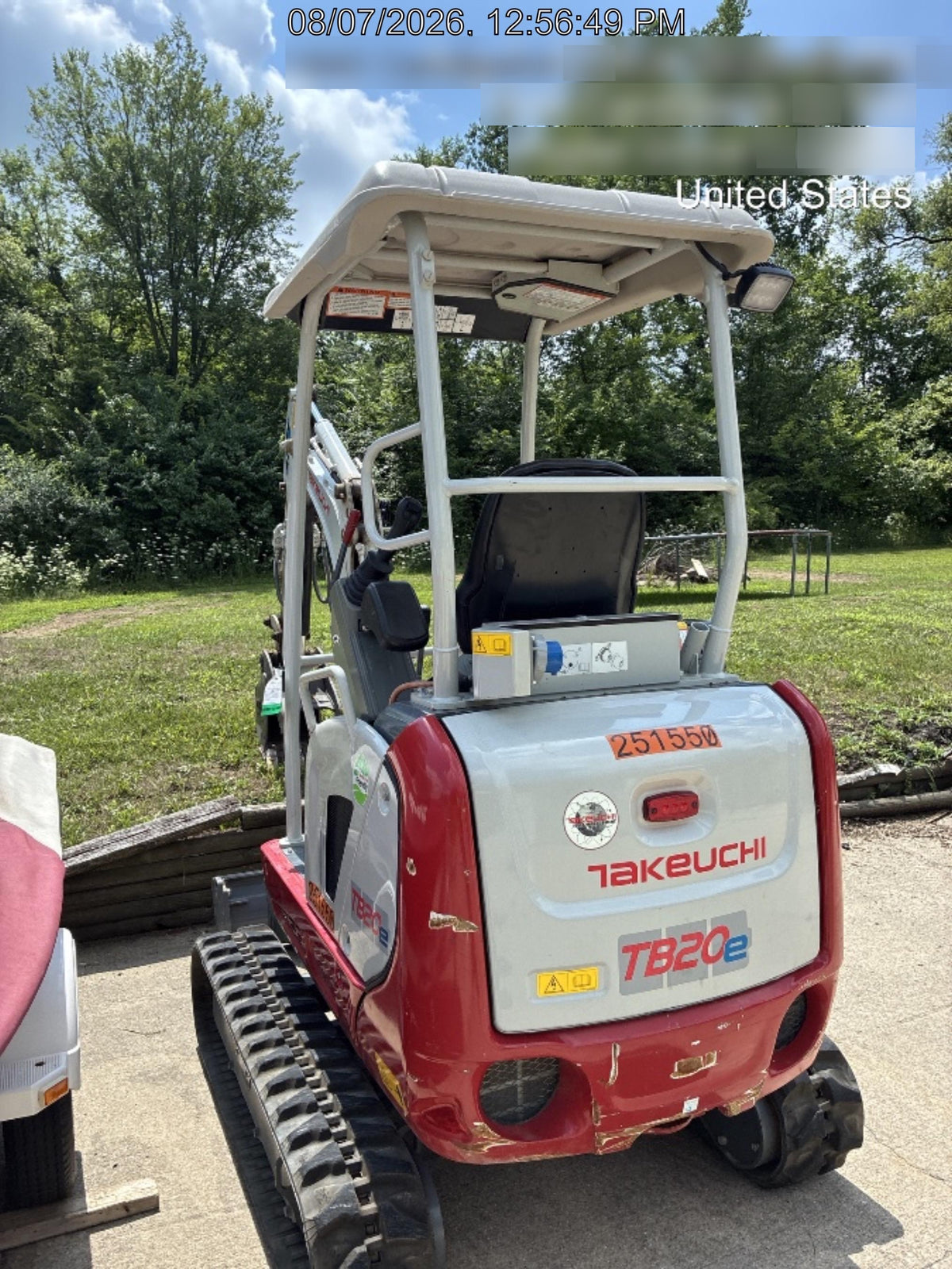 2022 TAKEUCHI TB20e