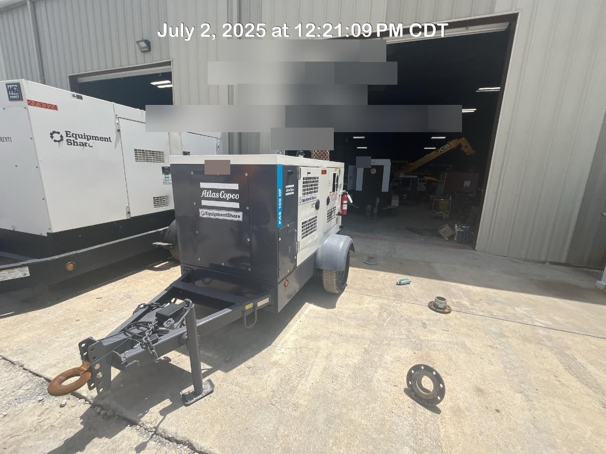 2020 ATLAS COPCO PAS 100 HF CS Enclosed