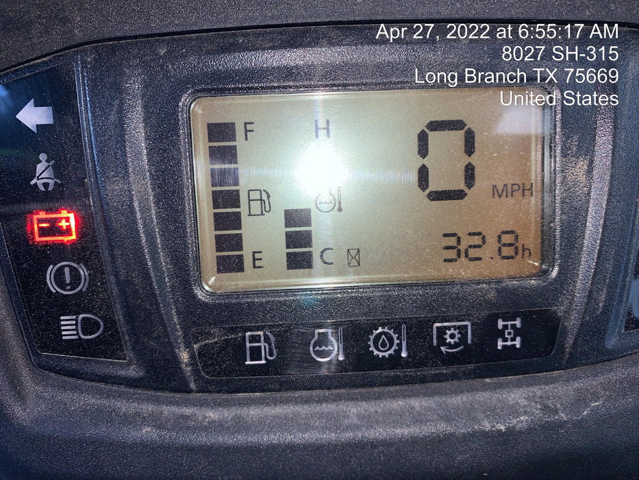 2022 Kubota RTV-X1140W-H Plastic Canopy, Windshield Acrylic Clear, LED Strobe Light, Wire Harness Kit, Back up Alarm