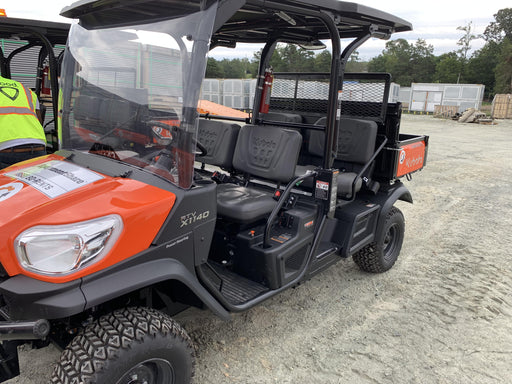 2021 Kubota RTV-X1140W-H Plastic Canopy, Windshield Acrylic Clear, LED Strobe Light, Wire Harness Kit, Back up Alarm