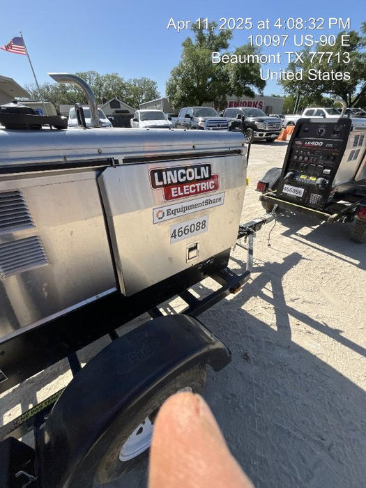 2024 Lincoln Electric LE400 Kubota V1505, Trlr, Cable Rack, Light Kit, ES Decals, T3