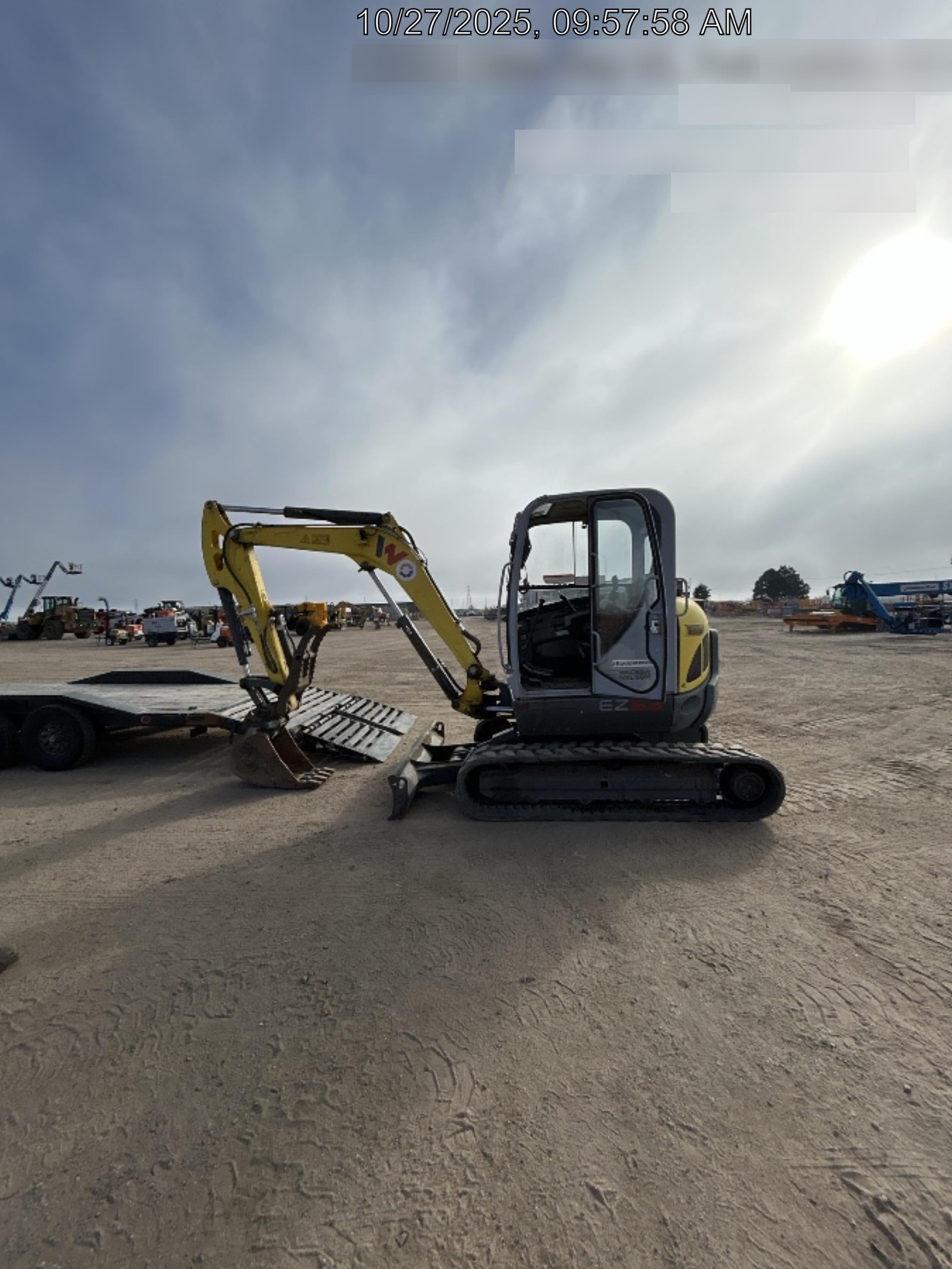 Wacker Neuson EZ38 EZ38 8K Track Excavator, TRK, LGD, CANOPY,  Bucket