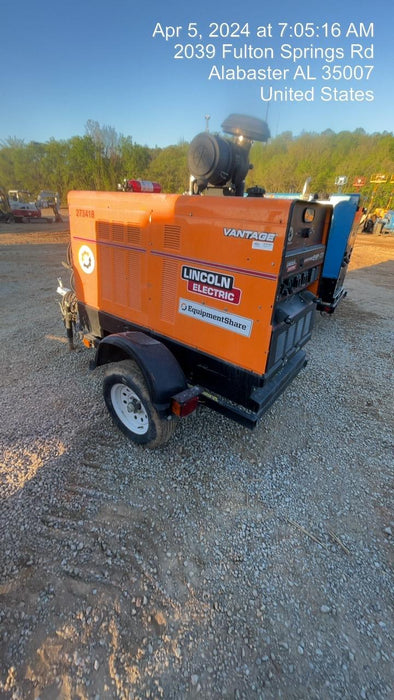 2022 Lincoln Electric Vantage 549X Crosslink Technology, Trailer Mounted, ES Decals, T3