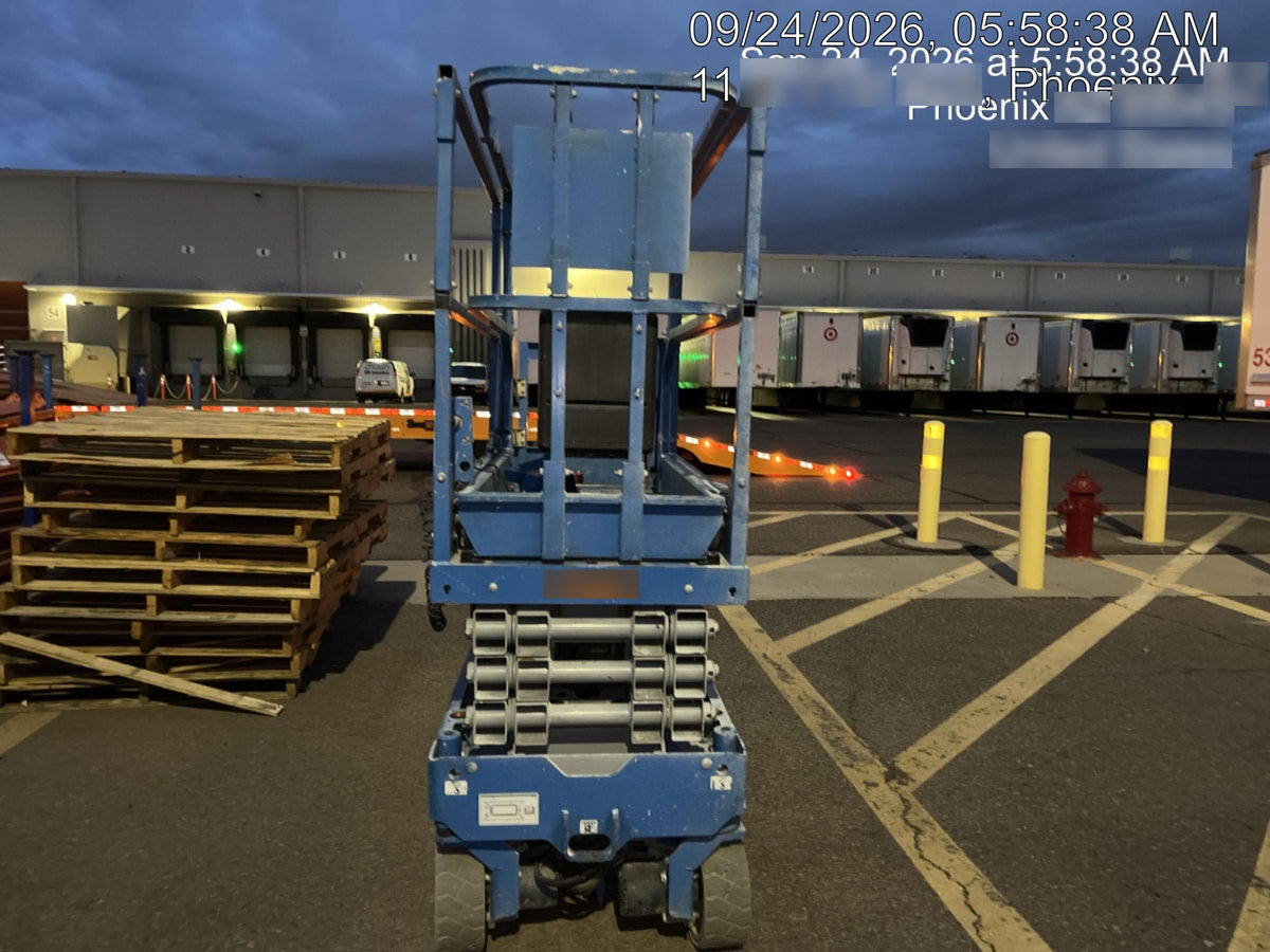 2020 Genie GS-1930 Solid Non Marking Tires, Beacon, Folding rails with half height swing gate, 800W Inverter