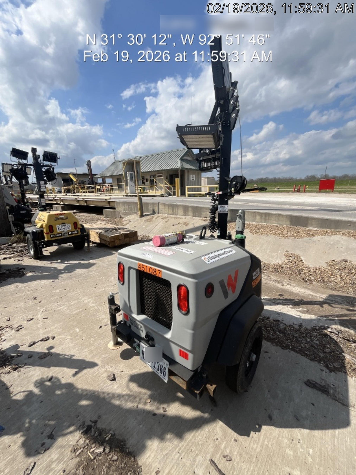 2024 Wacker Neuson LTT4 Diesel, Kohler KDW702, Deep Sea Controller, Auto Start, LED 320W, Bypass Outlet, T3