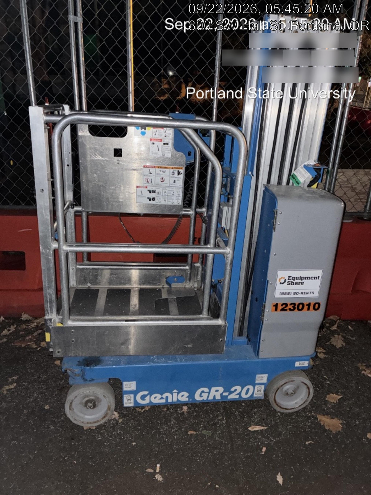 2020 GENIE GR-20