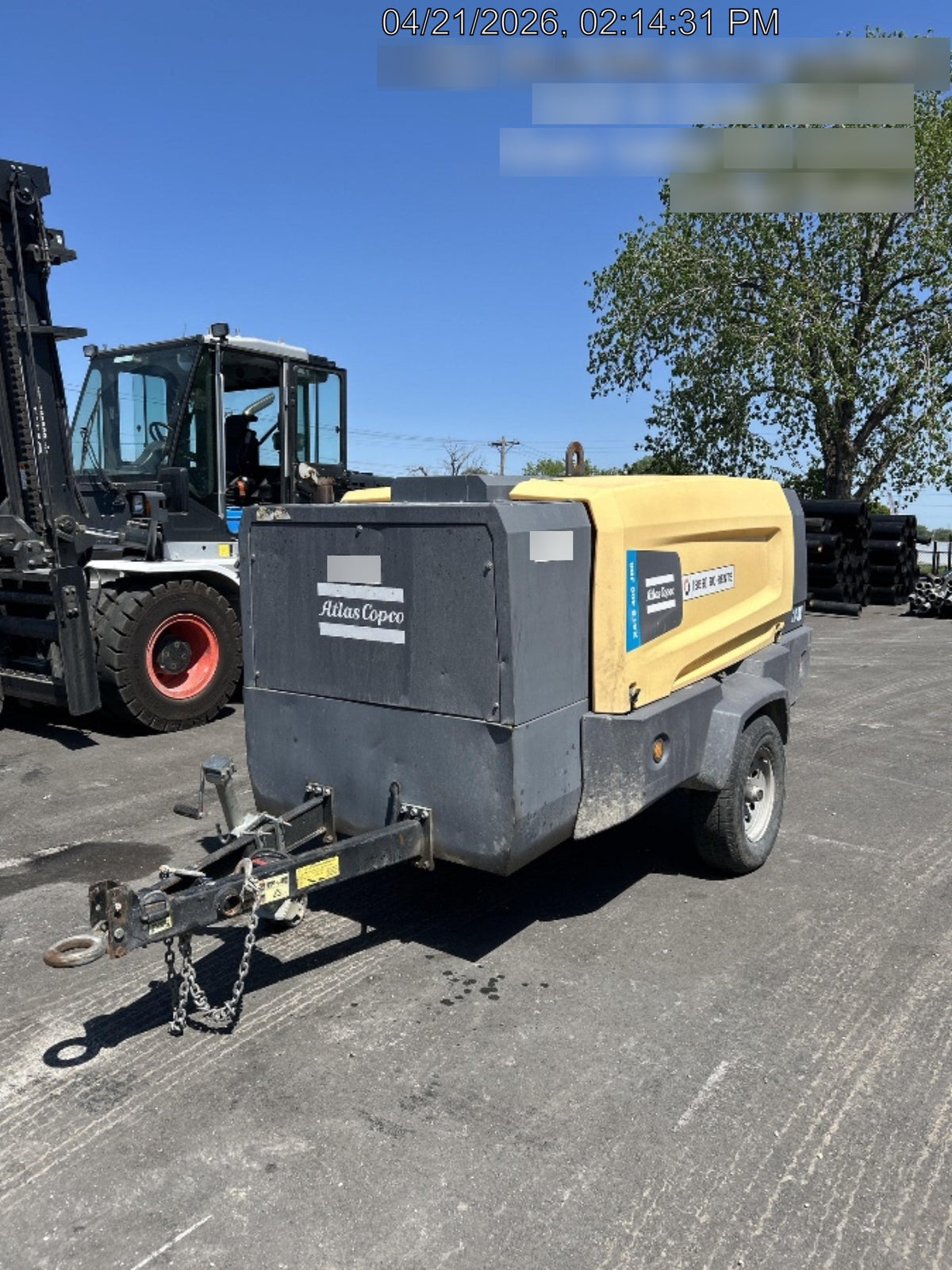 2020 ATLAS COPCO XATS 400 PFF
