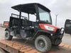 2019 Kubota RTV-X1140W-H 4wd Utility Cart, LED Strobe, Windshield Tempered Glass, Plastic Canopy, Wire Harness Kit, Backup Alarm