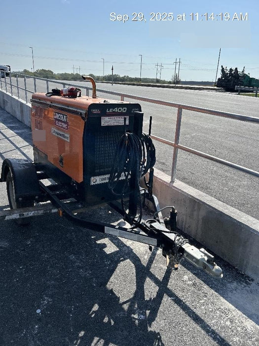 2023 Lincoln Electric LE400 Kubota V1505, Trlr, Cable Rack, Light Kit, ES Decals, T3