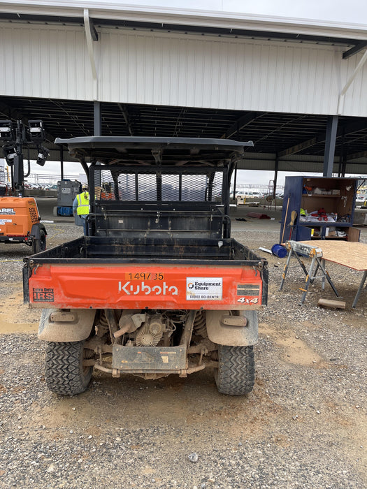 2022 Kubota RTV-X1140W-H Plastic Canopy, Windshield Acrylic Clear, LED Strobe Light, Wire Harness Kit, Back up Alarm
