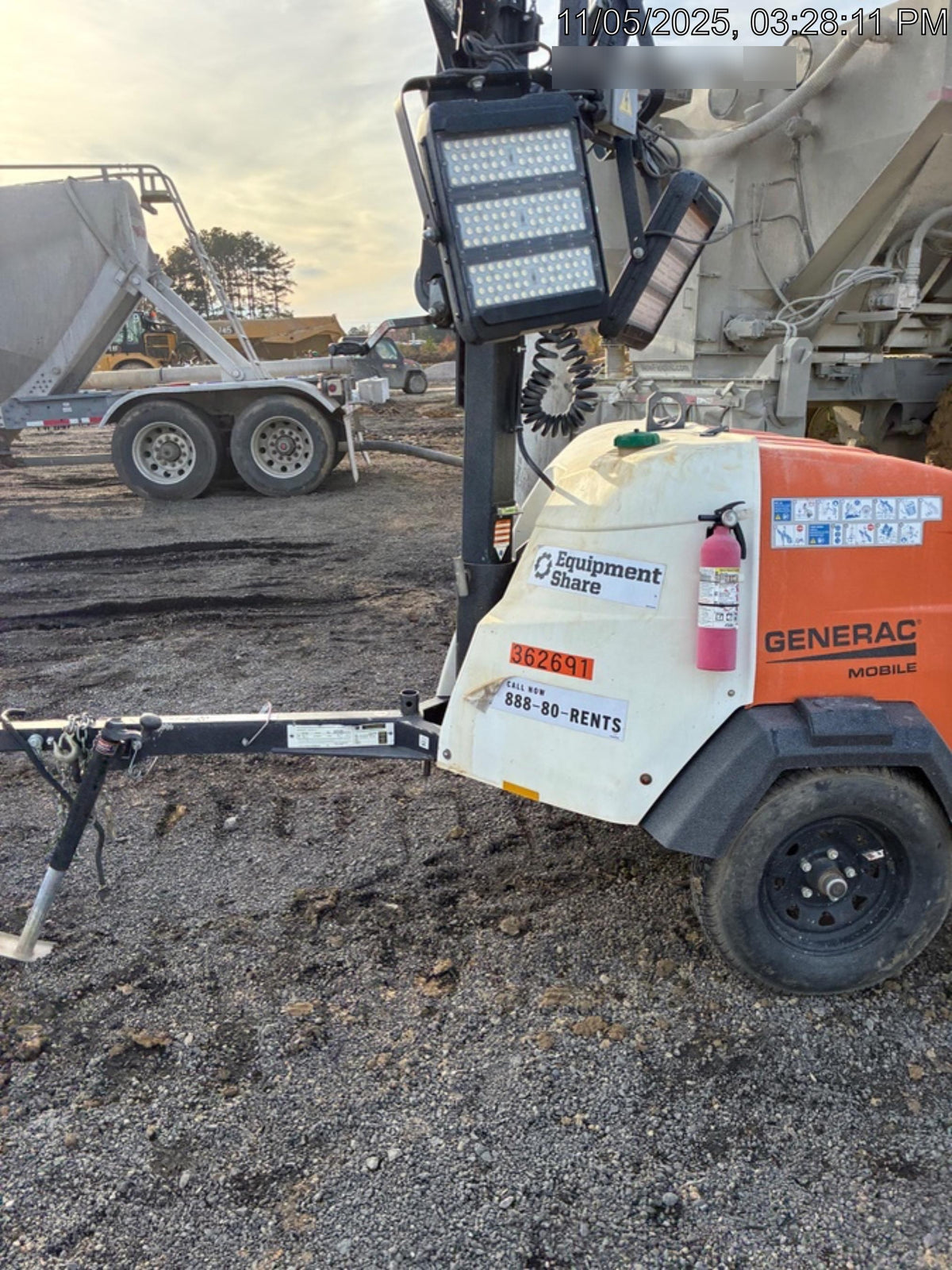 2023 Generac MLT2 Diesel, Flex Switch 120V Input, Powerzone Controller, 
(4) 320W LED Lights, 4kW Generator, 39.9 Gal Fuel Tank, 2" Ball, T3