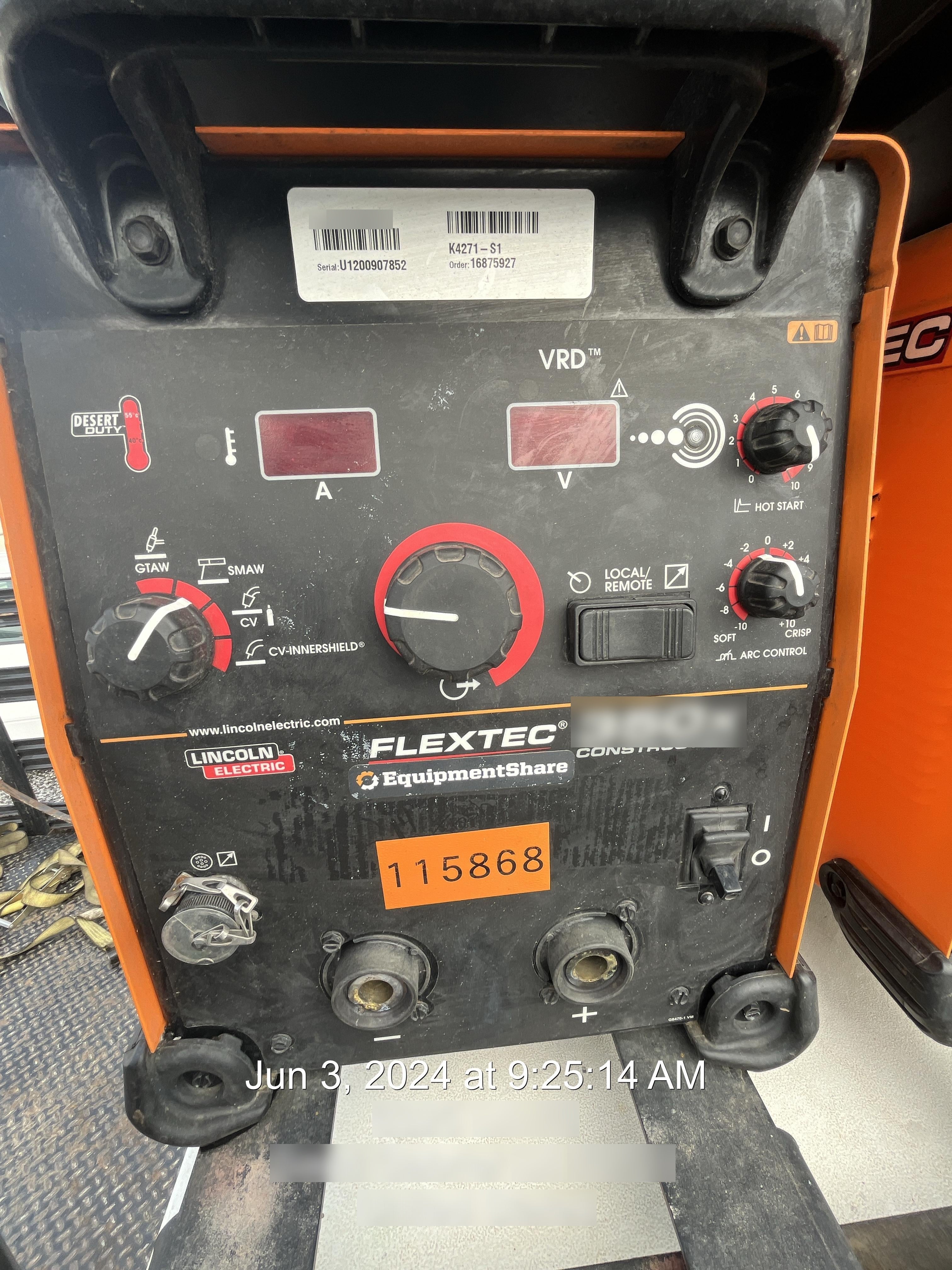 2020 LINCOLN ELECTRIC FLEXTEC 350X