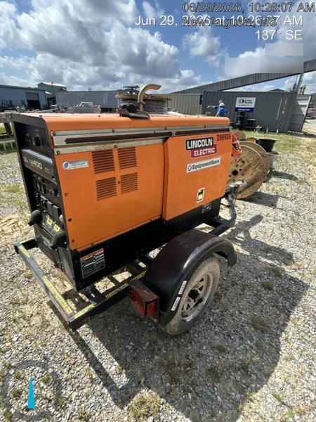 2022 Lincoln Electric LE400 Kubota V1505, Trlr, Cable Rack, Light Kit, ES Decals, T3