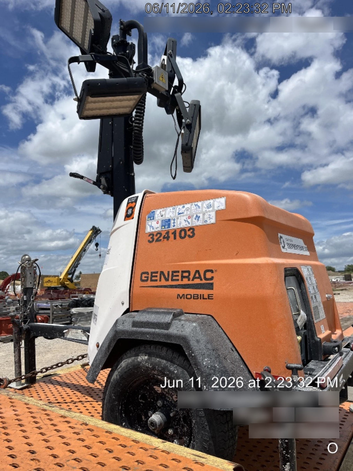 2023 Generac MLT2 Diesel, Flex Switch 120V Input, Powerzone Controller, (4) 320W LED Lights, 4kW Generator, 39.9 Gal Fuel Tank, 2" Ball, T3