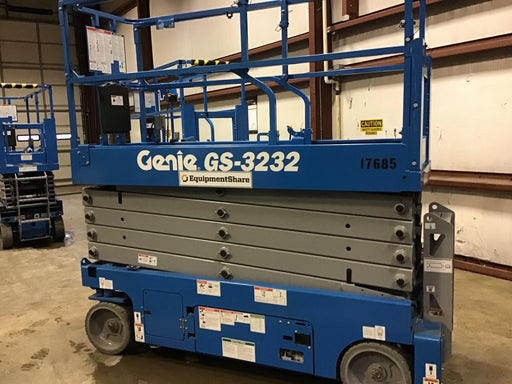 2018 Genie GS-3232 GS-3232 w/Folding rails, Half height swing gate