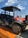 2022 Kubota RTV-X1140W-H Plastic Canopy, Windshield Acrylic Clear, LED Strobe Light, Wire Harness Kit, Back up Alarm
