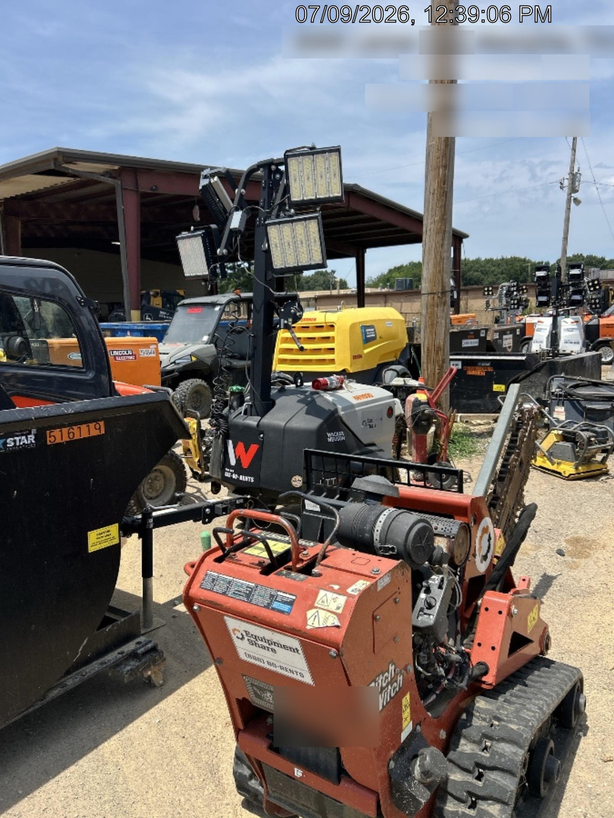 2024 Wacker Neuson LTT4 Diesel, Kohler KDW702, Deep Sea Controller, Auto Start, LED 320W, Bypass Outlet, T3