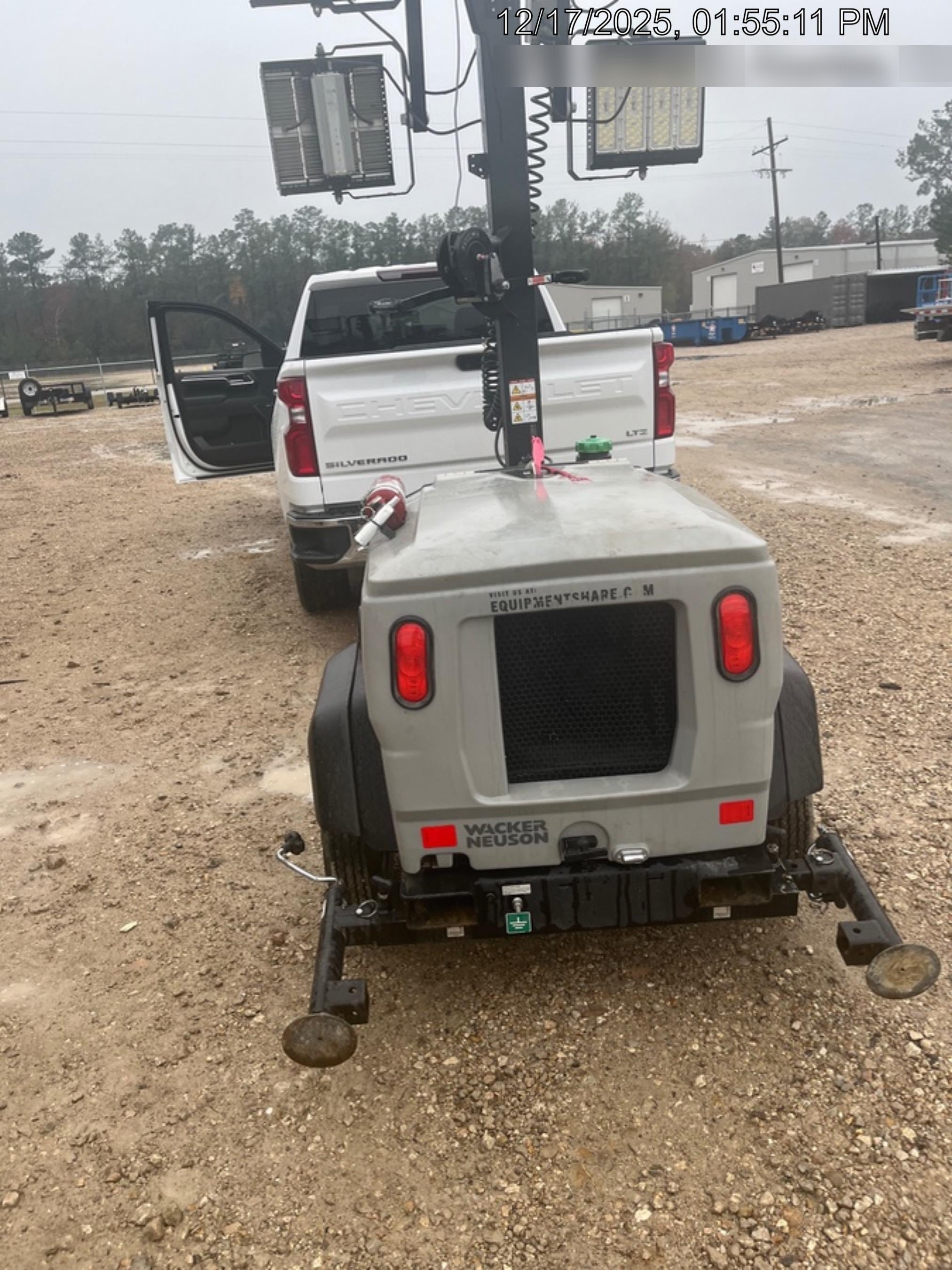 2024 Wacker Neuson LTT4 Diesel, Kohler KDW702, Deep Sea Controller, Auto Start, LED 320W, Bypass Outlet, T3