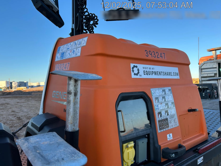 2024 Generac MLT2 Diesel, Flex Switch 120V Input, Powerzone Controller, 
(4) 320W LED Lights, 4kW Generator, 39.9 Gal Fuel Tank, 2" Ball, T3