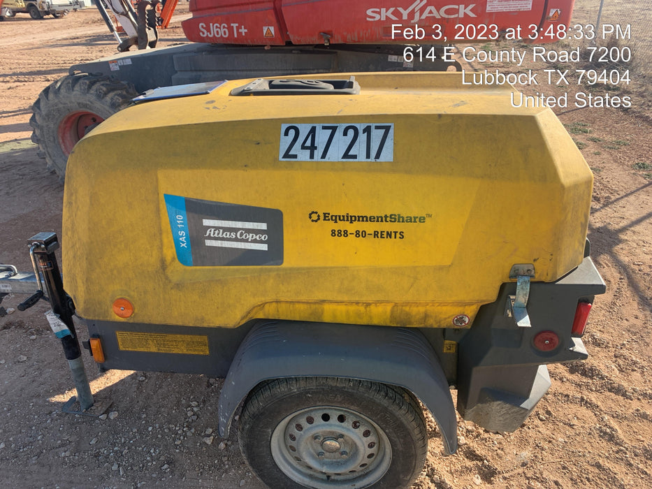 2022 ATLAS COPCO XAS 110