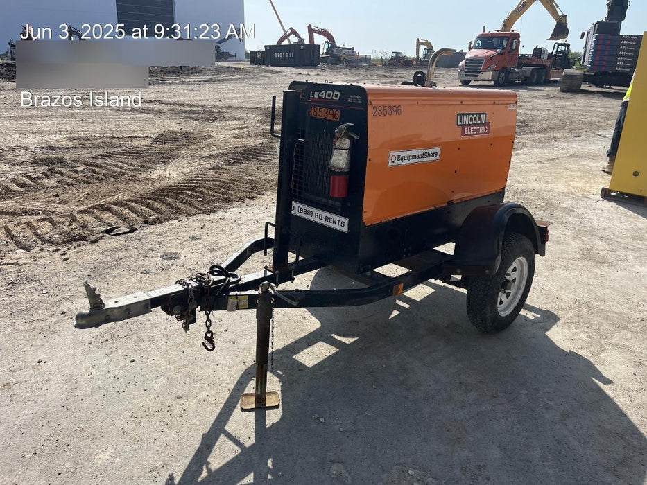 2022 Lincoln Electric LE400 Kubota V1505, Trlr, Cable Rack, Light Kit, ES Decals, T3